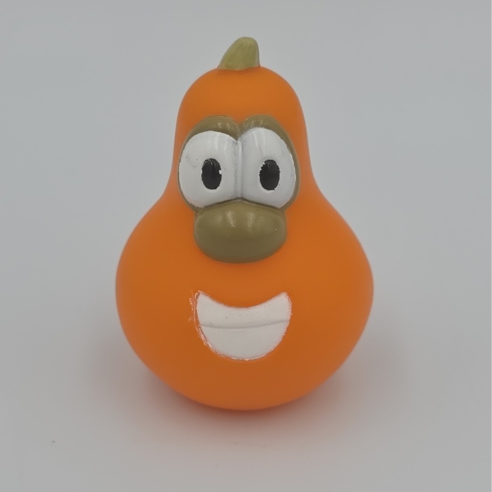 Vintage Veggie Tales Figure  Jimmy Gourd  2.25" Inches Big Idea Toy Blue Box